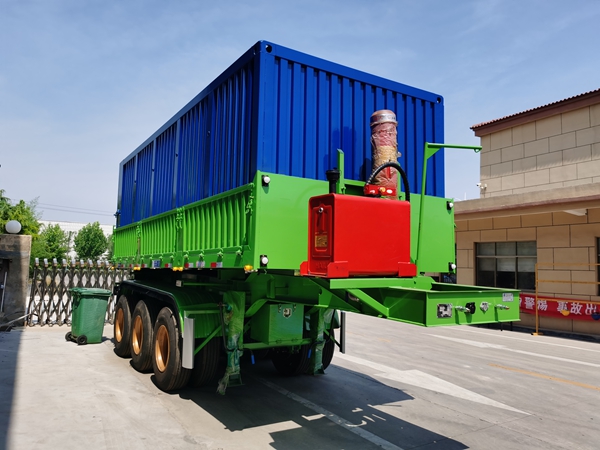 20尺集装箱后翻自卸车